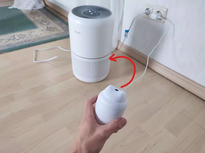 air purifier humidifier vapor