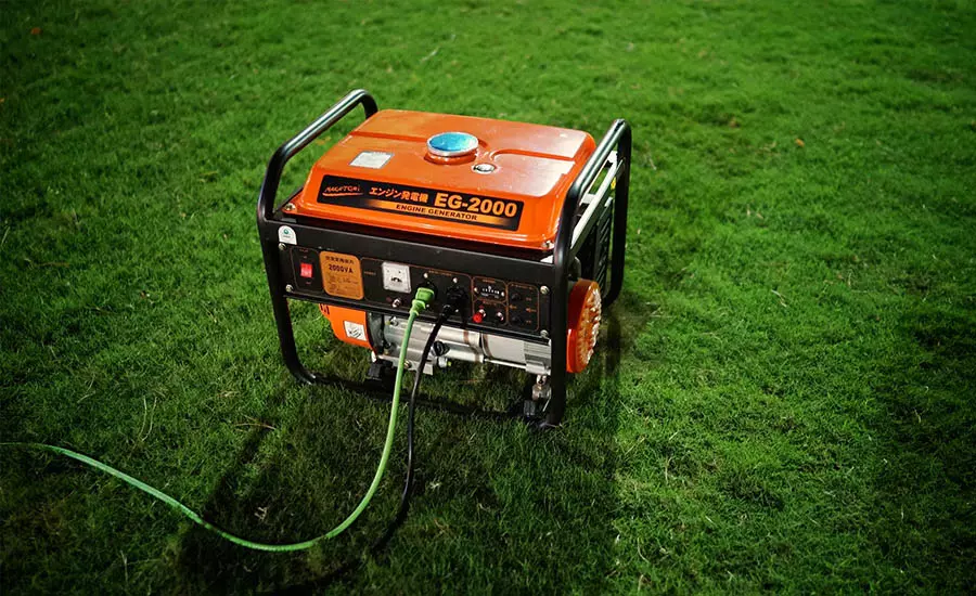 can you run a space heater off a generator