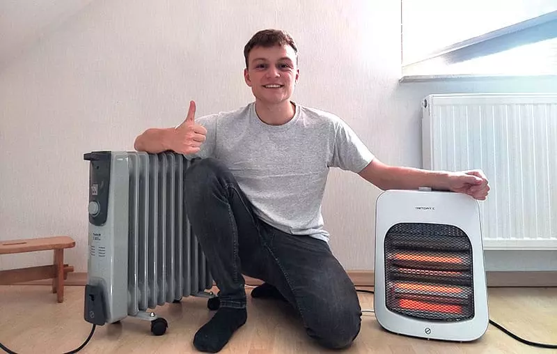 cheapest way to heat your room or home