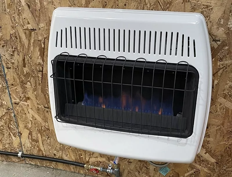 dyna-glo natural gas propane heater ventless wall-mounted