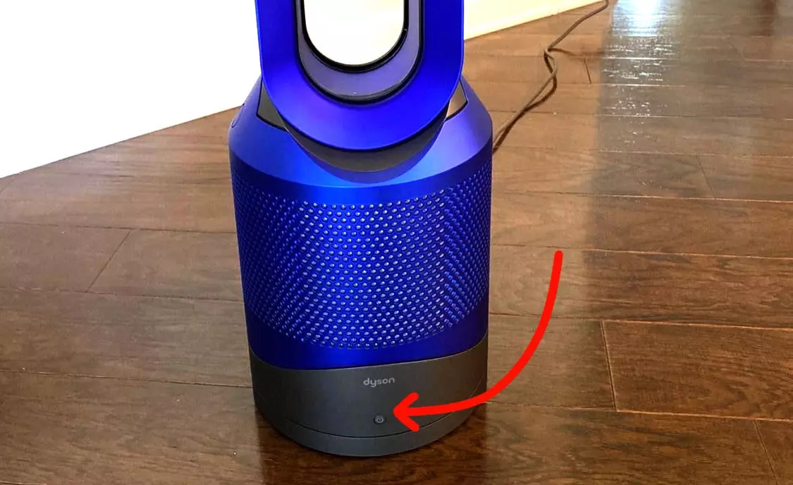dyson hot cool standby button