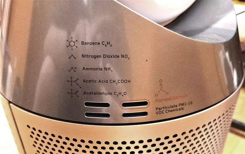 dyson humidify cool formaldehyde