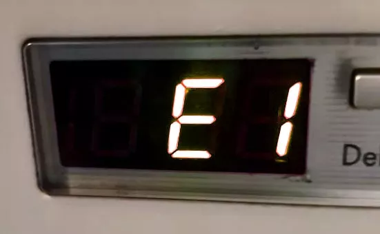 e1 error code electric heater