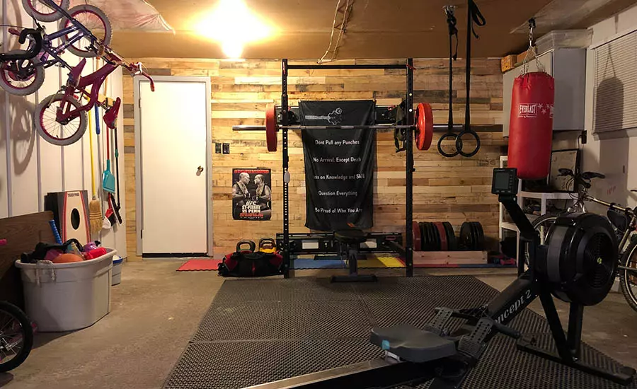 garage gym heat