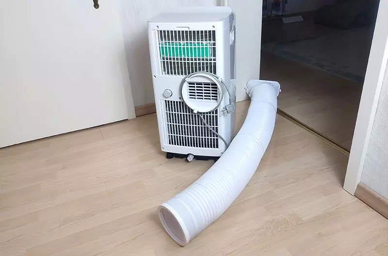 how to vent a portable air conditioner in a room without a window