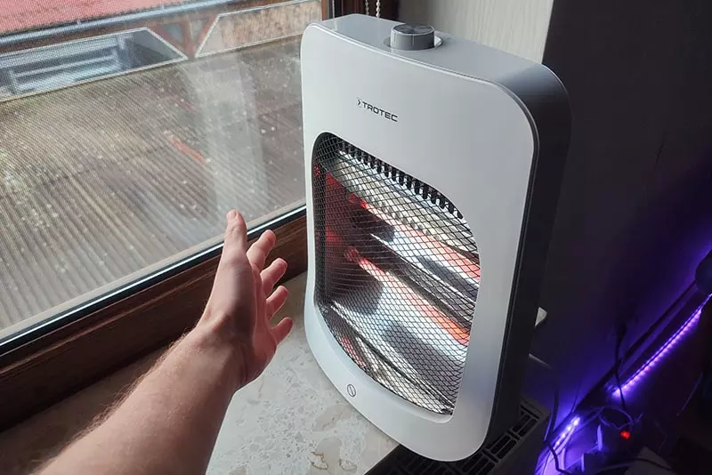 infrared heater hand