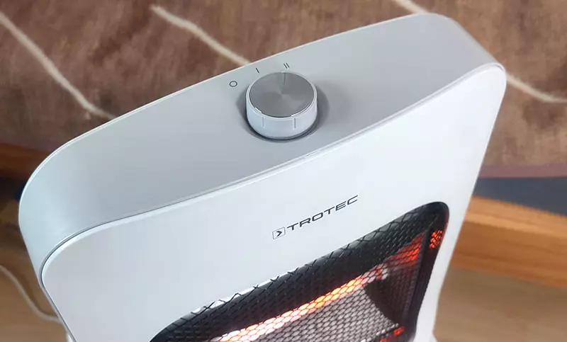 infrared space heater heating settings