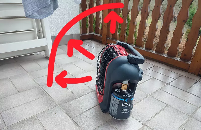 mr heater propane heater heat distribution