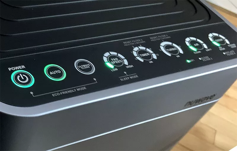nuwave oxypure air purifier monitoring and control