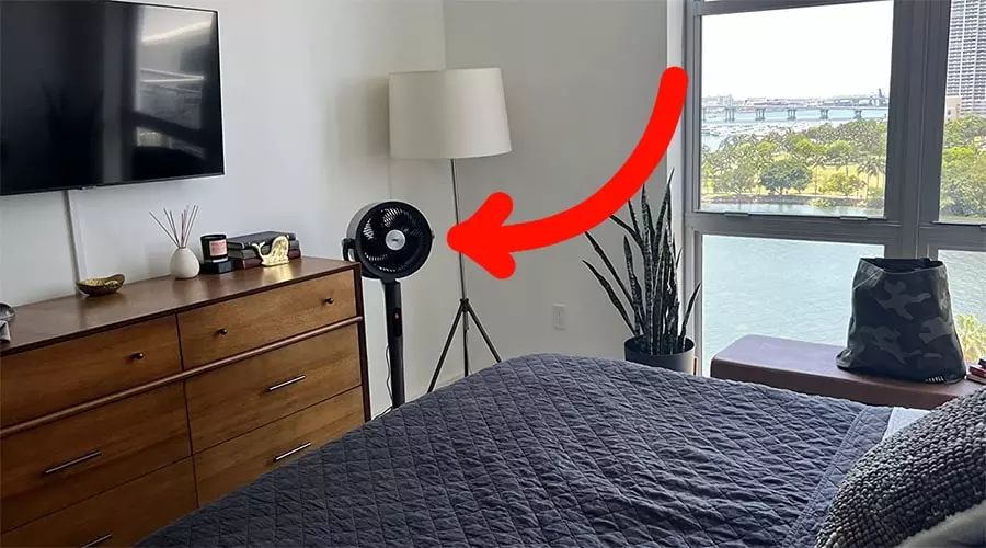 pedestal fan dreo polyfan