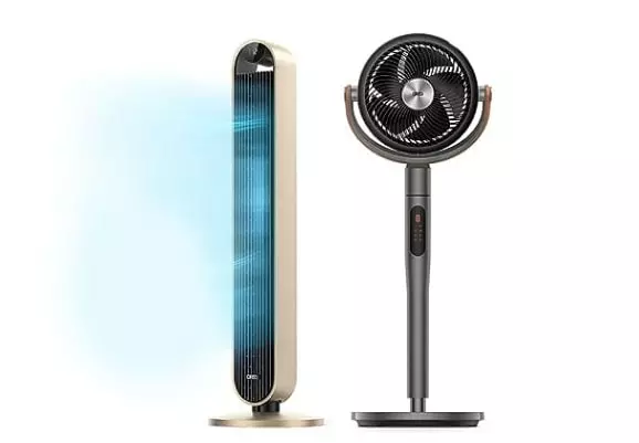 pedestal fan tower fan size comparison new modern