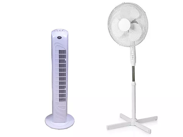 pedestal fan tower fan size comparison old classic