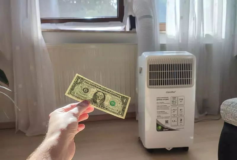 portable air conditioner running cost