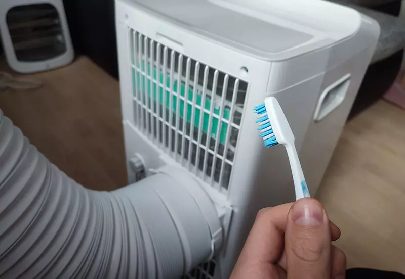 remove mold portable air conditioner