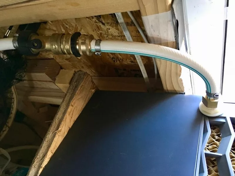 swamp cooler water line