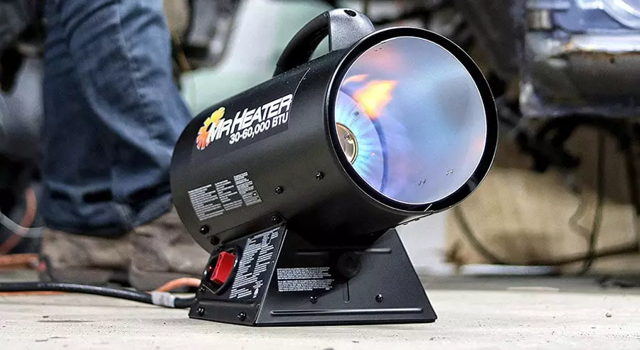 a torpedo heater is the fastest way to heat