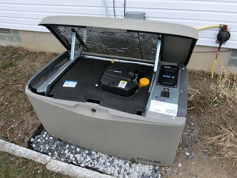 what size generator can run a heat pump