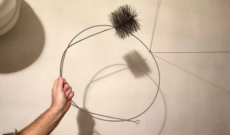 wood stove wire brush