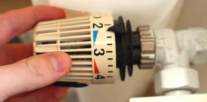thermostat of a heater