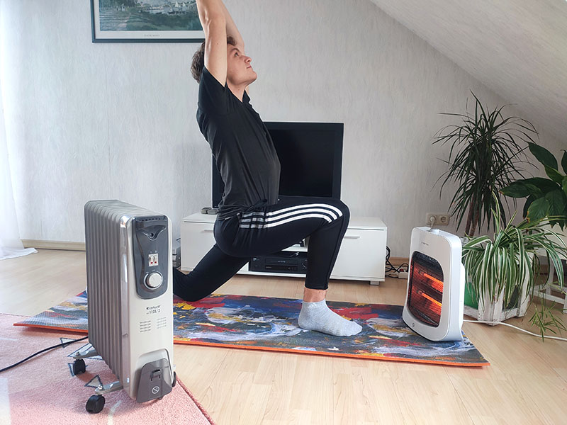 best space heaters for hot yoga