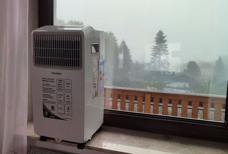 can you use a portable ac when smoky outside