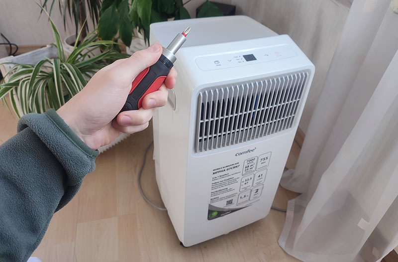 how to fix portable ac not turning on