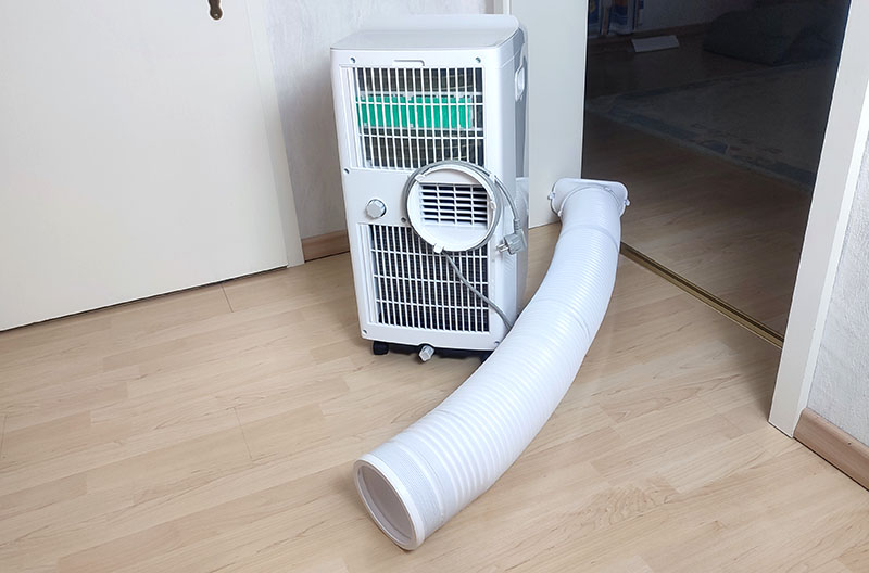 how to vent a portable ac in a room without a window