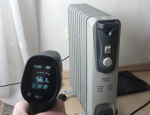 temperature measurement oil-filled radiator