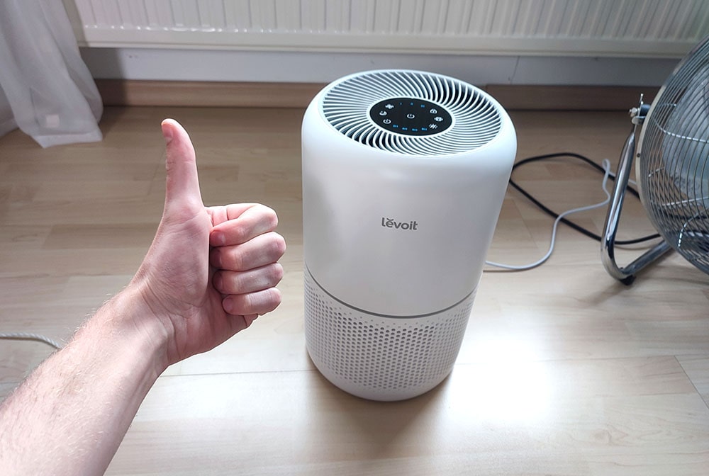 air purifier levoit core thumbs up