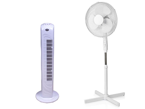 pedestal fan tower fan size comparison old classic