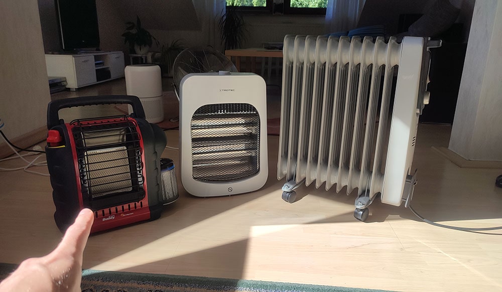 space heaters propane infrared oil-filled radiator