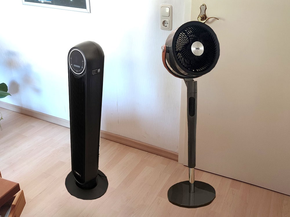 tower fan vs pedestal fan