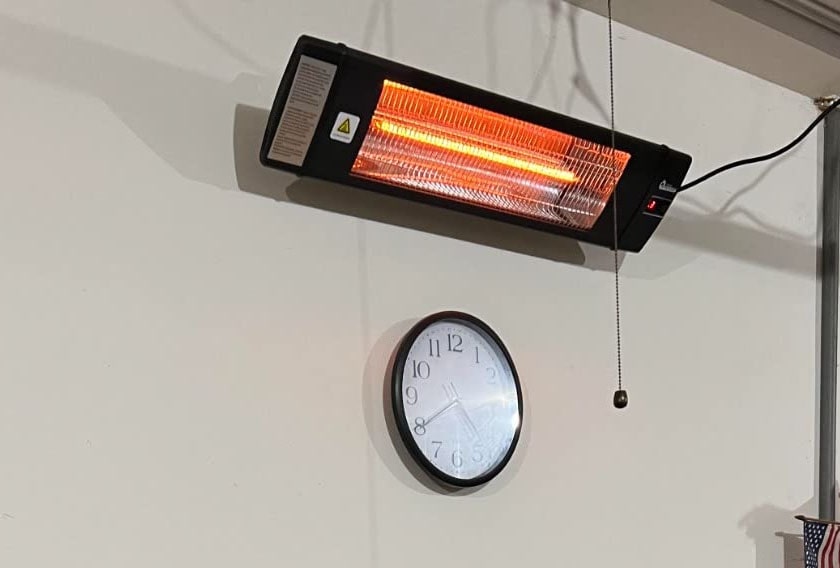 wall-mounted infrared heater