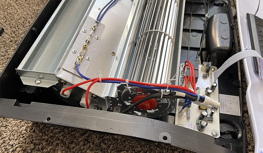 heat storm heater disassembly repair blower motor