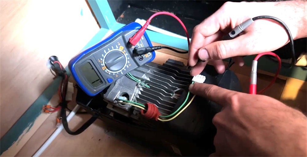 diesel heater amps volts multimeter measurement